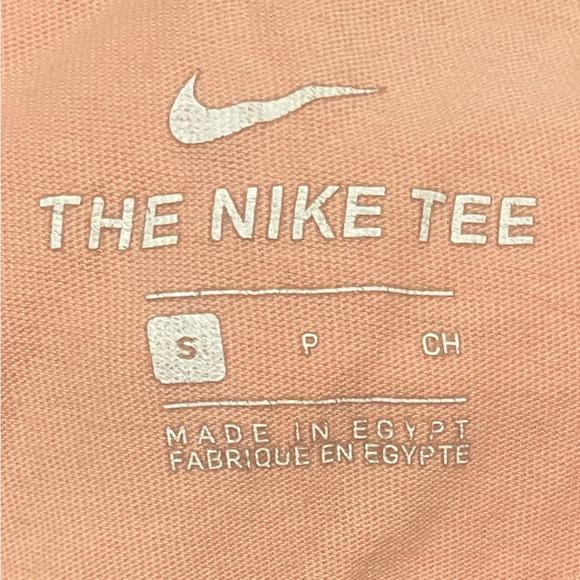 Nike Women’s Coral “Just Do It” Graphic Tee Shirt Size S Short Sleeve Casual Top - Picture 3 of 9